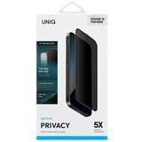 Uniq OPTIX PRIVACY KALJENO STEKLO Z APLIKATORJEM ZA IPHONE 16 PRO MAX, (21911600) | Shoptok.si