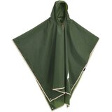  Pončo za kišu s kapuljačom dizajn 2-u-1 zeleni 223 x 145 cm | shoptok.hr
