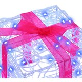 vidaXL Darilna škatla med 60 LED 3 pcs Modra 20 x 20 x 20 cm Akril | Shoptok.si