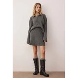 TRENDYOLMILLA ženski set kardigan-suknja Twoaw26Au00123, Siva-Antracit | Eponuda.com
