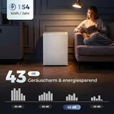 Mini zamrzivač 59 l stolni zamrzivač reverzibilna šarka na vratima uklonjive police podesiva temperatura bijela | shoptok.hr