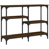  Konzolni stol boja smeđeg hrasta 102x29x75 cm konstruirano drvo | Eponuda.ba
