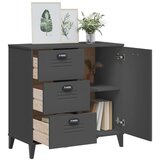  Komoda VIKEN antracit siva 80 x 40 x 80 cm konstruirano drvo | Eponuda.com