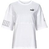 Puma Majice s kratkimi rokavi POWER COLORBLOCK Bela | Shoptok.si
