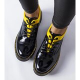 Gemre Black and yellow patent l'Amandier oxfords | shoptok.hr