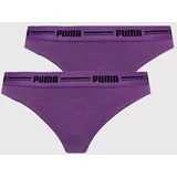 Puma Tangice 2-pack vijolična barva, 907854