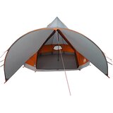  Teepee šator za 7 osoba Siva i narančasta 600 x 600 x 347 cm | shoptok.hr