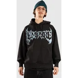 Ghosted Boxy Pulover s kapuco black
