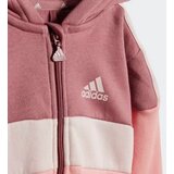 Adidas trenerka za devojčice tiberio 3s colorblock fleece GT