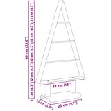 Metalna božićna jelka s stalakom Crna 60 cm Čelik | shoptok.hr