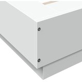  Okvir za krevet s LED svjetlima bijeli 100 x 200 cm drveni | shoptok.hr