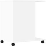  Stalak za pisač s kotačima bijeli 60 x 40 x 68,5 cm | shoptok.hr