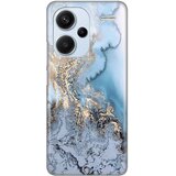  torbica silikonska print za xiaomi redmi note 13 pro plus blue gold marble Cene