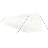  Rastlinjak z jeklenim okvirjem bel 24 m² 12x2x2 m | Shoptok.si