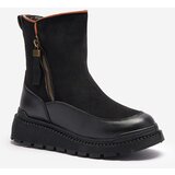 Resti Black women's flat-heeled boots Mefina- Footwear | Shoptok.si