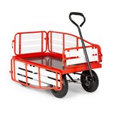 Waldbeck Ventura, ručna kolica, maksimalno opterećenje 300 kg, čelik, WPC, crvena cijene