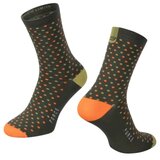 Force Čarape MOTE, zeleno-narandžaste L-XL/42-46