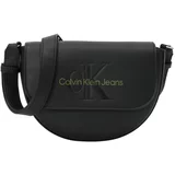 Calvin Klein Jeans Torba preko ramena svijetlozelena / crna