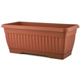 BLUMAX plastična žardinjera Mediteran (Vanjska dimenzija (D x Š x V): 50 x 19 x 16,5 cm, Plastika, Terakota) | shoptok.hr