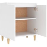  Komoda s drvenim nogama bijela 60x35x70 cm konstruirano drvo | Eponuda.ba