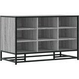 vidaXL Klop za čevlje siva sonoma 84x40x53,5 cm inž. les in kovina | Shoptok.si