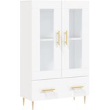  Visoka komoda bijela 69,5 x 31 x 115 cm od konstruiranog drva | Eponuda.ba