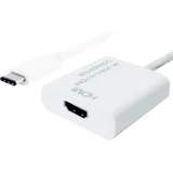 USB-C priključni kabel 0.10 m 12.99.3210 bijela [1x muški konektor USB-C™ - 1x ženski konektor HDMI]