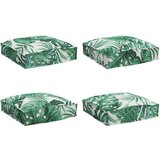  Blazine za palete za sedež 4 kosi Listni vzorec 40x40x8 cm Oxford tkanina, (22090585) | Shoptok.si