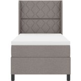 vidaXL Box spring krevet Sivo-smeđa 100 x 200 cm tkanina | shoptok.hr