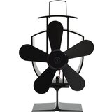 vidaXL Ventilator za peć na toplinski pogon s 5 lopatica crni Cijene