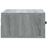  Stenska nočna omarica 2 kosa siva sonoma 35x35x20 cm, (20600841) | Shoptok.si