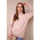 Kesi Turtleneck sweater powder pink | shoptok.hr