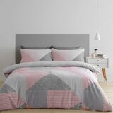 Catherine Lansfield Rožnata podaljšana posteljnina za zakonsko posteljo 230x220 cm Larsson Geo – | Shoptok.si