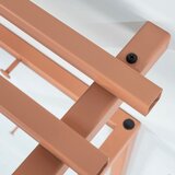 Spinder Design Metalna zidna vješalica u boji lososa s policom Rizzoli – | shoptok.hr