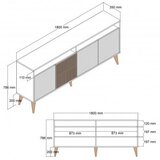 Hanah home milan walnut anthracite 1 | ePonuda.com
