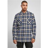 UC Men Roots Plaid Shirt Navy Blue/White