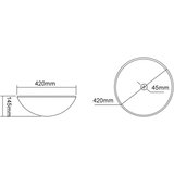 Sapho Steklen okrogel umivalnik ø 42 cm Puketa – | Shoptok.si