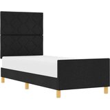 vidaXL Okvir kreveta Crni 80x200 cm od tkanine | shoptok.hr