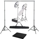 Komplet za fotografski studio sa setom svjetiljki i pozadinom | shoptok.hr