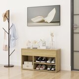 vidaXL Klop za čevlje sonoma hrast 80x30x45 cm iverna plošča Cene