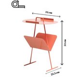 Hanah home pomoćni sto goddy, 44x54x22.5 cm, kajsija | Eponuda.com