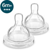 Philips Anti-colic Flow 4 cucelj za stekleničko proti kolikam 6 m+ Fast Flow 2 kos | Shoptok.si