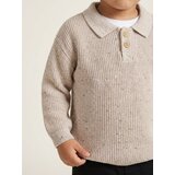 Sinsay Pamučni pulover s polo ovratnikom | shoptok.hr