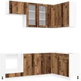  Kuhinjska jedinica LYON 8 kom. Staro drvo Konstruirano drvo | shoptok.hr