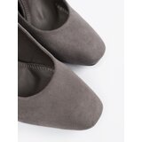 SEASTAR Suede pumps on a stiletto heel gray | Shoptok.si