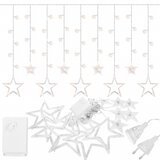  Zvjezdana zavjesa sa 138 LED dioda - Toplo Bijela | shoptok.hr
