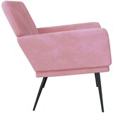 vidaXL Klop roza 108x79x79 cm žamet | Shoptok.si