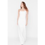 Trendyol Ecru Collar Detailed Evening Dress & Graduation Dress | shoptok.hr