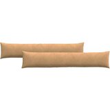 vidaXL Blazine za kavč 2 pcs Rjava 200 x 40 cm Žametna tkanina | Shoptok.si
