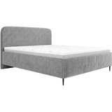 MID.YOU OBLAZINJENA POSTELJA 180 cm x 200 cm , les, tekstil, leseni material barve grafita | Shoptok.si